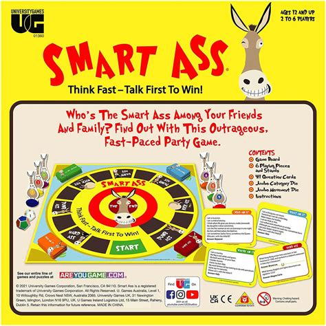 University Games Smart Ass Party Game 